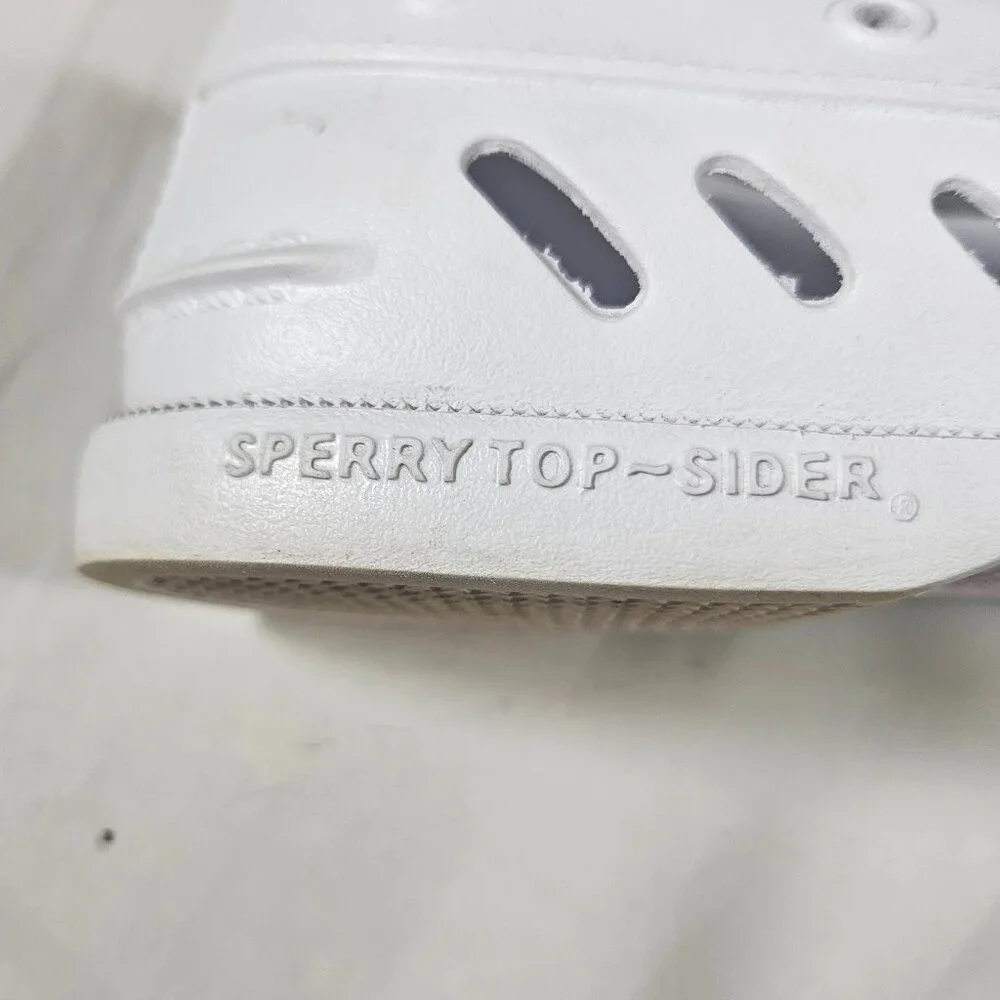 Sperry Authentic Original Float White Boat Shoe Women's Size 10 Men's Size 8